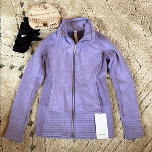 New Lululemon Radiant Jacket Heathered Purple